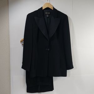 Ellen Tracy Women's Black 2pc Pantsuit sz6